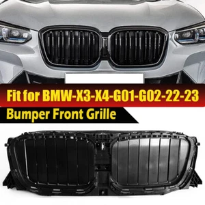 For BMW X3 X4 G01 G02 Front Bumper Center Shutter Grille Cover 2022 2023 2024 - Picture 1 of 13