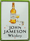 Mini-Blechschild John Jameson Whiskey, 8 x 11 cm