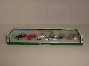 Cararama Set of 6 Morgan Plus Eight Cars 1:72 Hongwell Series 716/716x Rare - Picture 1 of 12