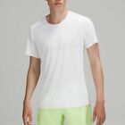 Lululemon White Athletic Reflective Fast Short Sleeve Tee Shirt Size Small