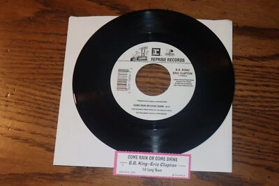 NEW VINYL 45 BB KING & ERIC CLAPTON COME RAIN OR SHINE B/W 10 LONG  NEW UNPLAYED - Image 1 of 2