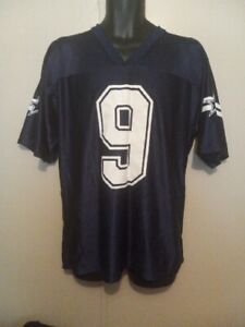 NFL Dallas Cowboys #9 Tony Romo Blue Team Apparel Football Jersey Size M   EUC 