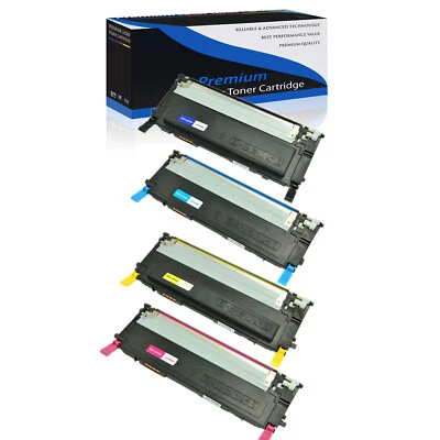 4PK CLT-K409S BK C Y M Toner for Samsung CLX-3175fn CLX-3175fw CLP-310 CLP-310n - Image 1 of 4