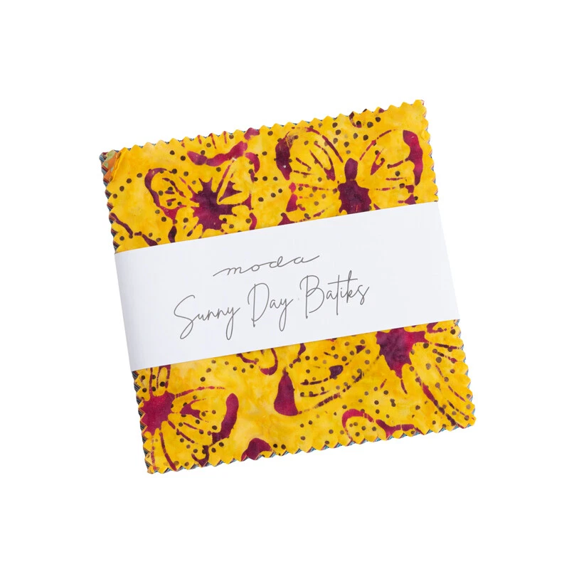 Charm pack Moda Sunny Day Batiks 42 five inch batik cotton squares #4358PP