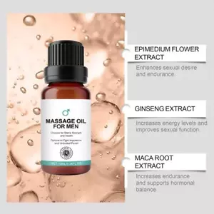 25ml Men Massage Essential Oil/Serum, Enhance Sexy Breath Addi-Sexlife✨ - Picture 1 of 19