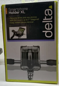 DELTA BIKE BICYCLE SMART PHONE HOLDER CADDY CASE  XL BLACK HL6500 - Photo 1 sur 4