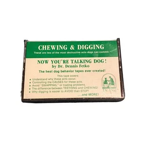 Chewing & Digging Dr. Dennis Fetko Now You’re Talking Dog! Cassette Dog Training - Imagen 1 de 5
