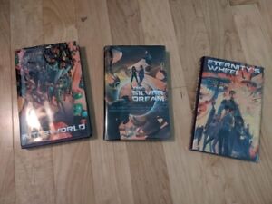 Signed by Neil Gaiman! Complete Set of 3 INTERWORLD Trilogy Limited-Subterranean