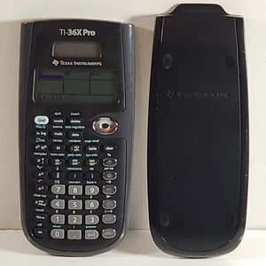 Texas Instruments TI-36X Pro Advanced Scientific Calculator Black w/Cover Tested - Picture 1 of 7
