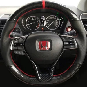 Cubierta de trenza personalizada para volante de automóvil para Honda Accord 10 Inspire 2018 - Insight - Imagen 1 de 6