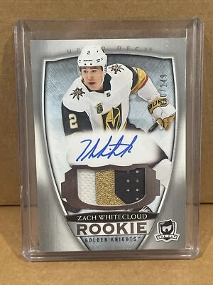 Zach Whitecloud 040/249 Rookie Patch Auto Vegas Golden Knights 18 The Cup (H4) - Image 1 of 4