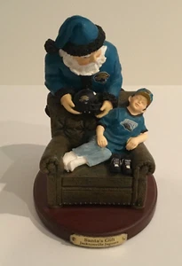 RARA NFL Jacksonville Jaguars Babbo Natale Statuetta calcio regalo di Natale - Foto 1 di 6