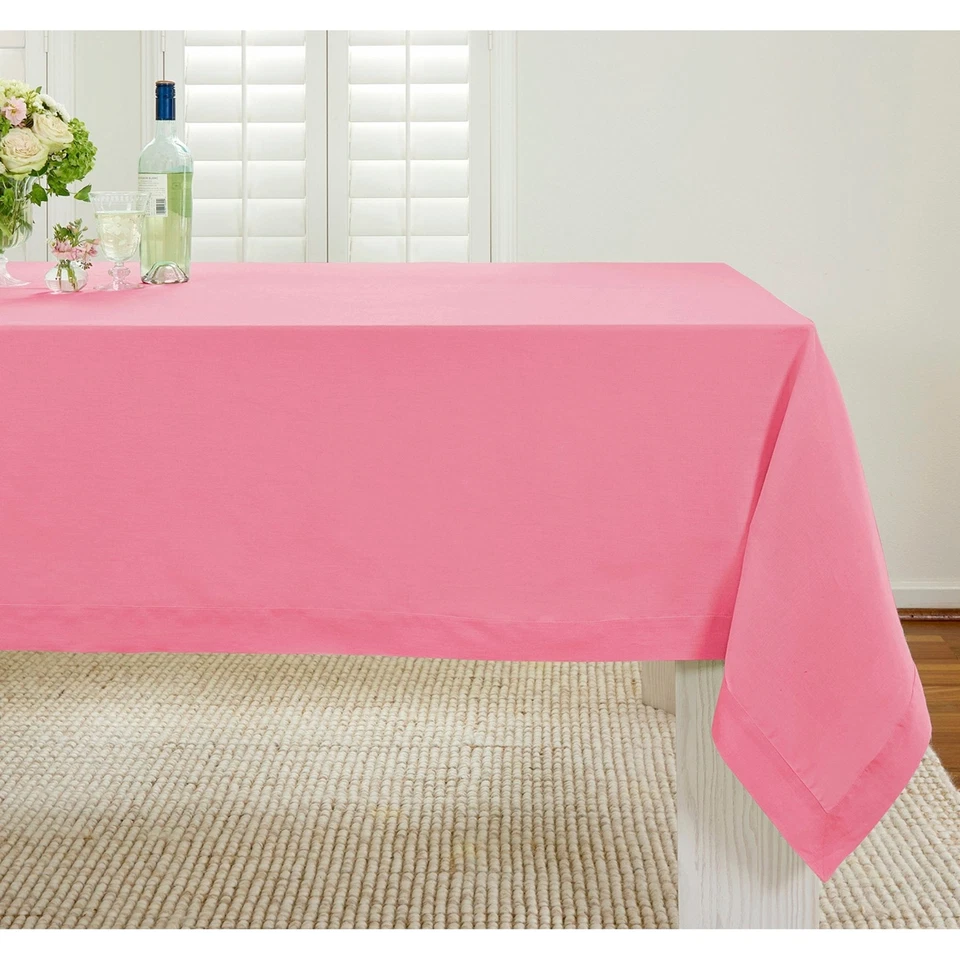 Solino Home 100% Pure Linen Tablecloth for Fall Kitchen Dining Solid Flax Fete - Image 1 of 1