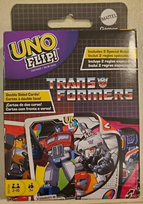 Juego de cartas UNO Flip Transformers Foto 1 de 2