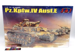 Dragon 6264 '39-'45 Serie 3 in 1 PZ. KPFW. IV AUSF. E Modellbausatz ungeöffnet - Bild 1 von 9