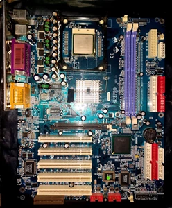 Jetway 845EPRO RAID (5 PCI, 1 AGP, 1 CNR, 2 DIMM, Audio) Matherboard Soc.478 - Picture 1 of 6