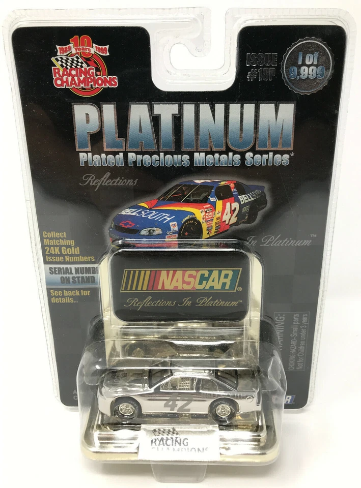 Racing Champions Cartoon Network #9 Nascar Platinum Plated Precious Metals Series Diecast Car