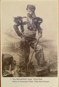 ARMENIAN Fidai (Civilian Militia) From Sasoun; HERO; Photo REPRODUCTION; Mint - Picture 1 of 2