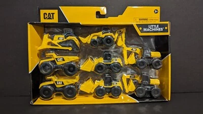 CAT Little Machines 8Pk Caterpillar Toy Vehicles & Playset  - Image 1 of 2