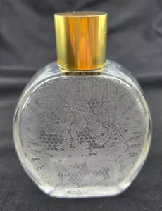 Vintage Rare Special Edition Marcel Rochas Hand Etched Baccarat Perfume Bottle - Picture 1 of 9