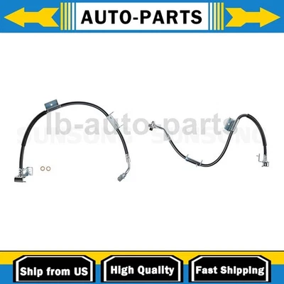 Para GMC Sierra 1500 2003 6,0 L tracción trasera 2x línea de manguera de freno delantera Foto 1 de 4