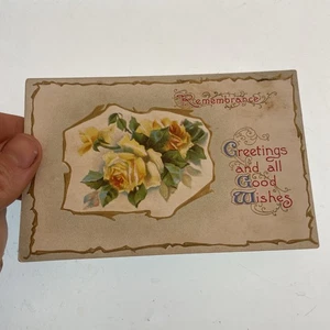 VINTAGE ORIGINAL Photo Postcard Letter Greeting Card WW1 WW2 Junk Journal Love - Bild 1 von 2