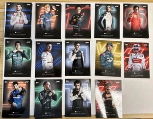2021 Topps F1 Lot 14 Cards Vets Perez Sainz Ferrari Aston - Bild 1 von 7