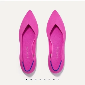 Rothy’s 9.5 Pink The Point Flats - Picture 1 of 9