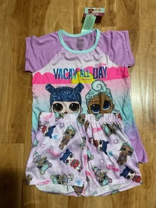 LOL SURPRISE Girls' Tank and Shorts Pajamas Set - Size 10/12 - Picture 1 of 6