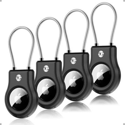 4 Pack Waterproof Airtag Holder Compatible with Apple Airtag, Secure Lock Anti-L - Image 1 of 4