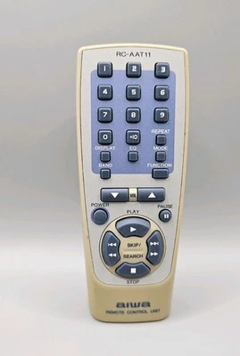 Original Aiwa RC-AAT11 Audio Remote for XR-M100/120/121/130/150/151/200 - Tested - Image 1 of 4