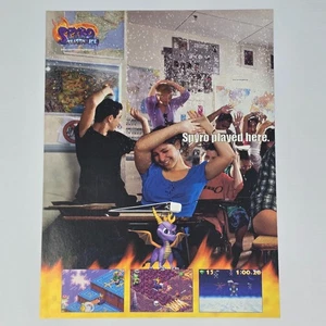 Spyro Season of Ice Nintendo GameBoy Advance Get Wet Print Ad/Poster Promo Art - Picture 1 of 2