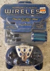 Intec G7089 Gamepad WIRELESS for PS2 NOS - Picture 1 of 6