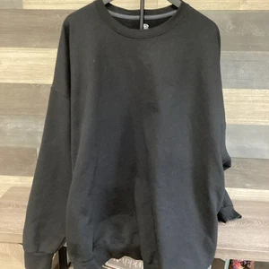 MENS Athletic Work Pullover 4XL Black - Picture 1 of 4