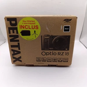 Pentax Digital Camera Optio RZ18 16.0MP Black Tested - Bild 1 von 9