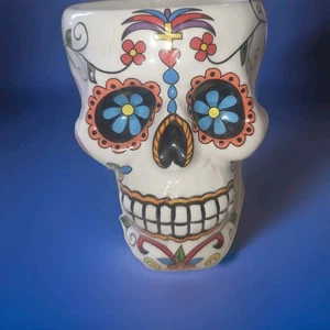Tag der Toten Sugar Skull Kaffeebecher Tasse Dia de los Muertos - Bild 1 von 11