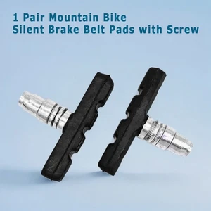 2PCS Pastiglie Freno Silenziose Mountain Bike Freno Bicicletta con Vite Blocchi di Ricambio - Foto 1 di 5
