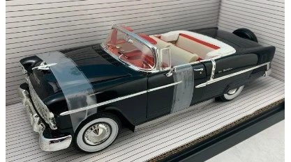 Chevrolet Bel Air Beckman 1955 Ertl 29114 1:18 Die Cast American Muscle Black Foto 1 de 1