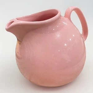 WAECHTERSBACH W Germany 1960s Ball Pitcher Pink MCM Ice LIP Spout Jug - Picture 1 of 10