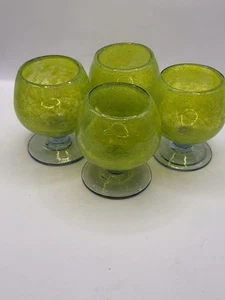 Crate & Barrel Calypso Margarita Gläser mundgeblasen mexikanische Kelche 2er Set Neu mit Etikett - Bild 1 von 5