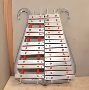 Glockenspiel Marching band bell xylophone 25 bars Ludwig two tone WFL Drum Co - Picture 1 of 8