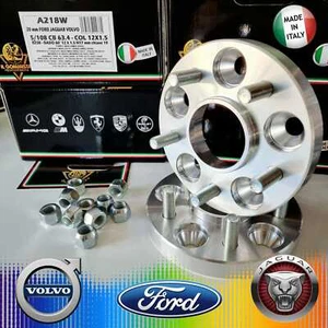 A218W 2 DISTANZIALI DOPPIA BULLONERIA 20 mm 5X108 PER FORD FOCUS II ST (DA3,DB3) - Foto 1 di 4