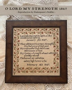 O Lord My Strength 1847~Shakespeare's Peddler - Picture 1 of 1