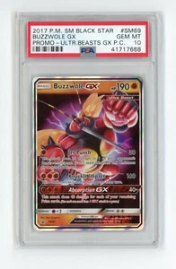 Buzzwole GX SM69 Black Star Promo Holo Pokemon - PSA 10 GEM MT! - Picture 1 of 2