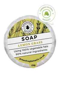 NEW Greenfrog Lemon Grass Natural Soap Vegan/Cruelty-Free - 15g 