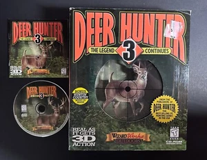 Deer Hunter 3 The Legend Continues Big Box PC 1999 Video Game Computer - Picture 1 of 8