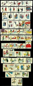 Alemania REWE Schmunzelwitz, chistes, 1-48 etiquetas de caja de cerillas, etiqueta de fósforo - Imagen 1 de 1