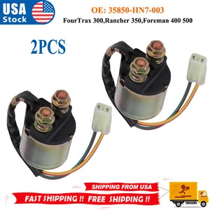 2PCS Starter Solenoid Relay Switch for Honda 35850-HM7 35850-HN7-003 TRX 300 350 - Picture 1 of 14