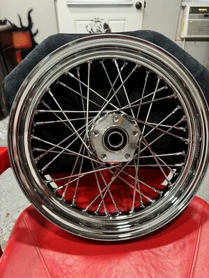 2 New 16x3 Spoked Rims Dual Front Disc - Image 1 of 4