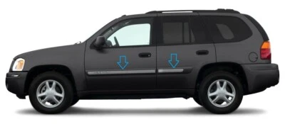 Moldura de carrocería de moldura de correa lateral de puerta cromada para GMC Envoy 2002-2009 Foto 1 de 2